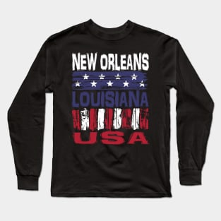 New Orleans Louisiana USA T-Shirt Long Sleeve T-Shirt